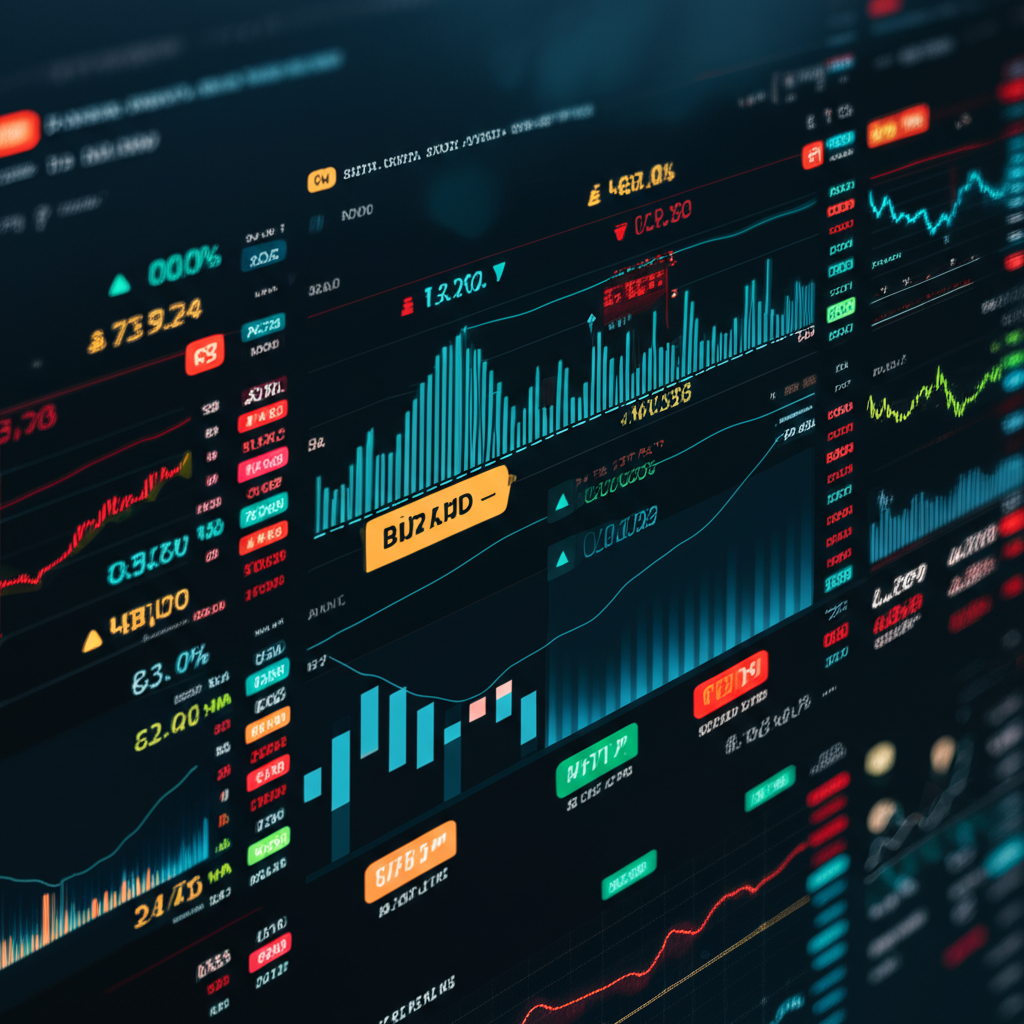 ภาพประกอบ: หน้าจอการเทรดที่แสดงกราฟแบบไดนามิกสำหรับ Forex หุ้น และคริปโต พร้อมตัวชี้วัดสเปรดต่ำและการดำเนินคำสั่งที่รวดเร็ว