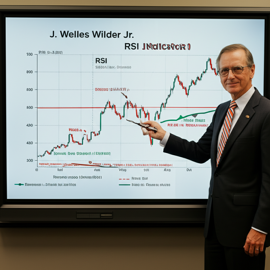 J. Welles Wilder Jr. ผู้พัฒนา RSI กำลังอธิบายแนวคิดเกี่ยวกับโมเมนตัมราคา