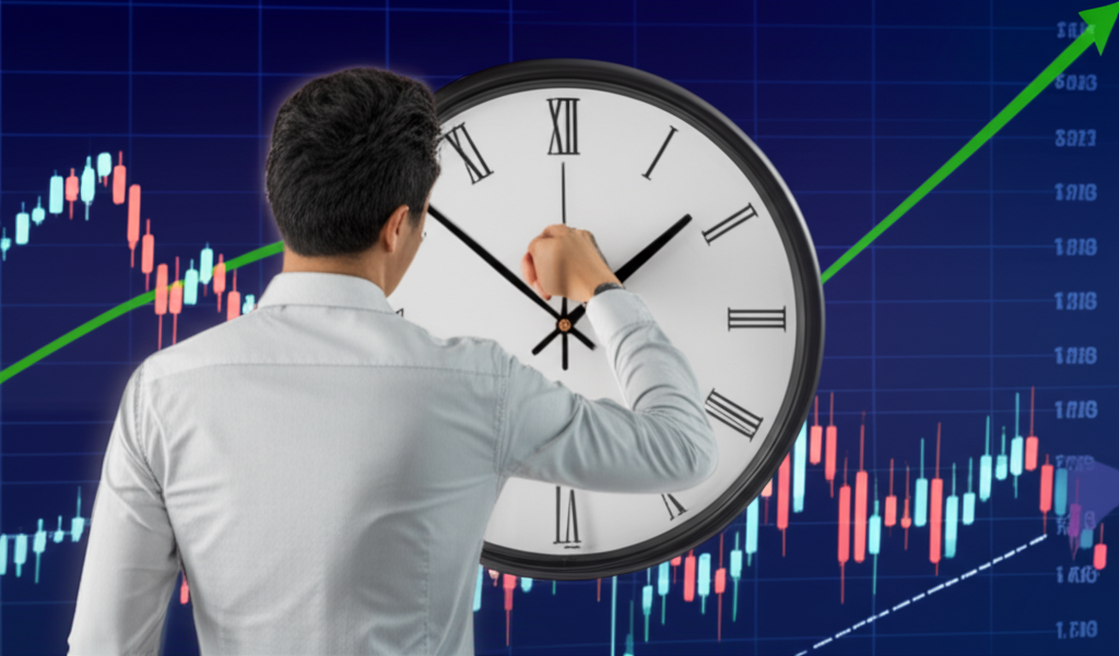 นักลงทุนชาวไทยจับตาดูเวลาเปิด-ปิดตลาด Forex พร้อมกราฟการเทรดในพื้นหลังอย่างมั่นใจ
