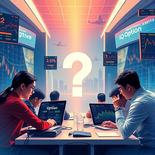 นักลงทุนกำลังตัดสินใจระหว่างการลงทุนที่ปลอดภัยกับเสี่ยงกับ IQ Option