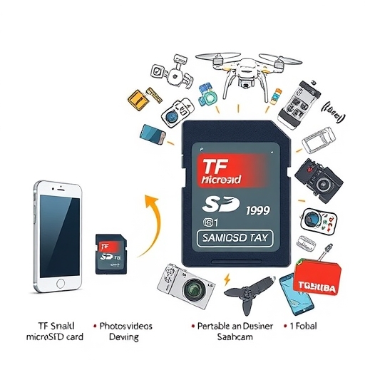 เปรียบเทียบขนาด TF Card และ SD Card