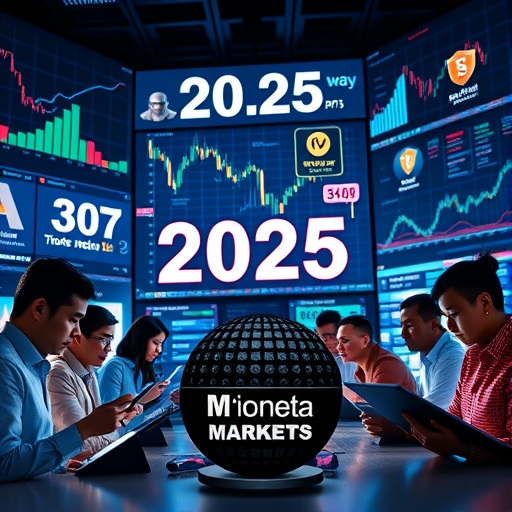 ฉากตลาด Forex โลกที่มีชีวิตชีวาและพลุกพล่าน สะท้อนความเคลื่อนไหวของสกุลเงินและตลาดการเงิน