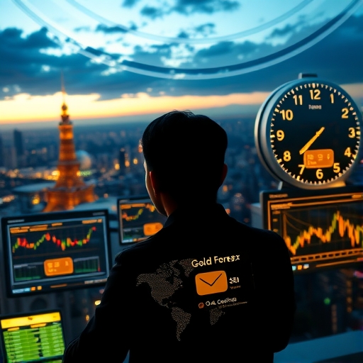 เทรดเดอร์ชาวไทยกำลังติดตามกราฟราคาทองคำและ Forex บนหน้าจอ