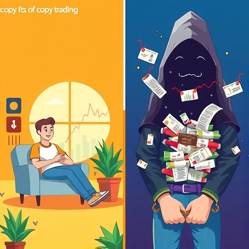 ภาพประกอบแสดงภาพรวมของ Copy Trade และความเสี่ยงจากการลงทุน