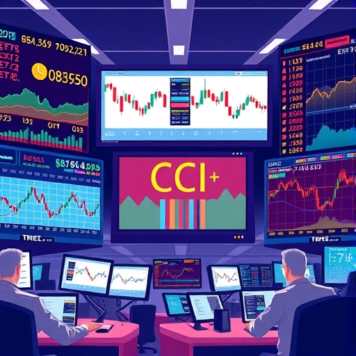ภาพประกอบ: กราฟ CCI พร้อมเครื่องมือวิเคราะห์ทางเทคนิค