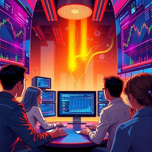 ภาพประกอบบรรยากาศการ	copy trading ในโลกดิจิทัลที่มีชีวิตชีวา