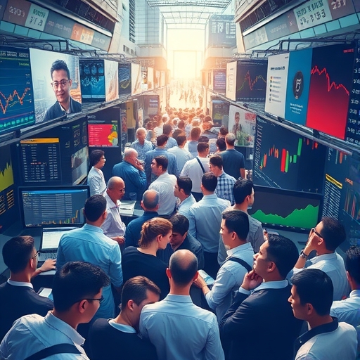 ภาพการแสดงตลาด Forex ทั่วโลกที่เต็มไปด้วยความหลากหลายของผู้ลงทุนและสกุลเงิน