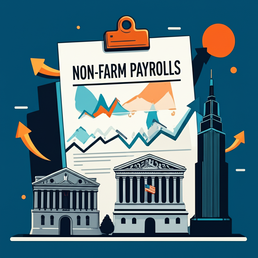 ภาพประกอบรายงาน Non-Farm Payrolls ตัวชี้วัดตลาดแรงงานสหรัฐฯ ที่มีผลต่อการเงินโลก
