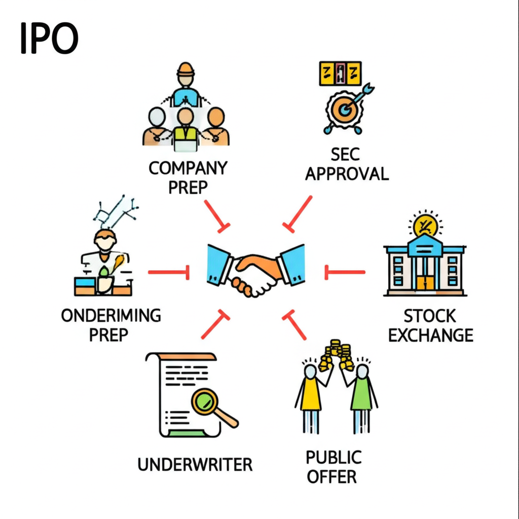 กระบวนการของหุ้น IPO จากบริษัทเอกชนสู่การจดทะเบียนในตลาดหลักทรัพย์